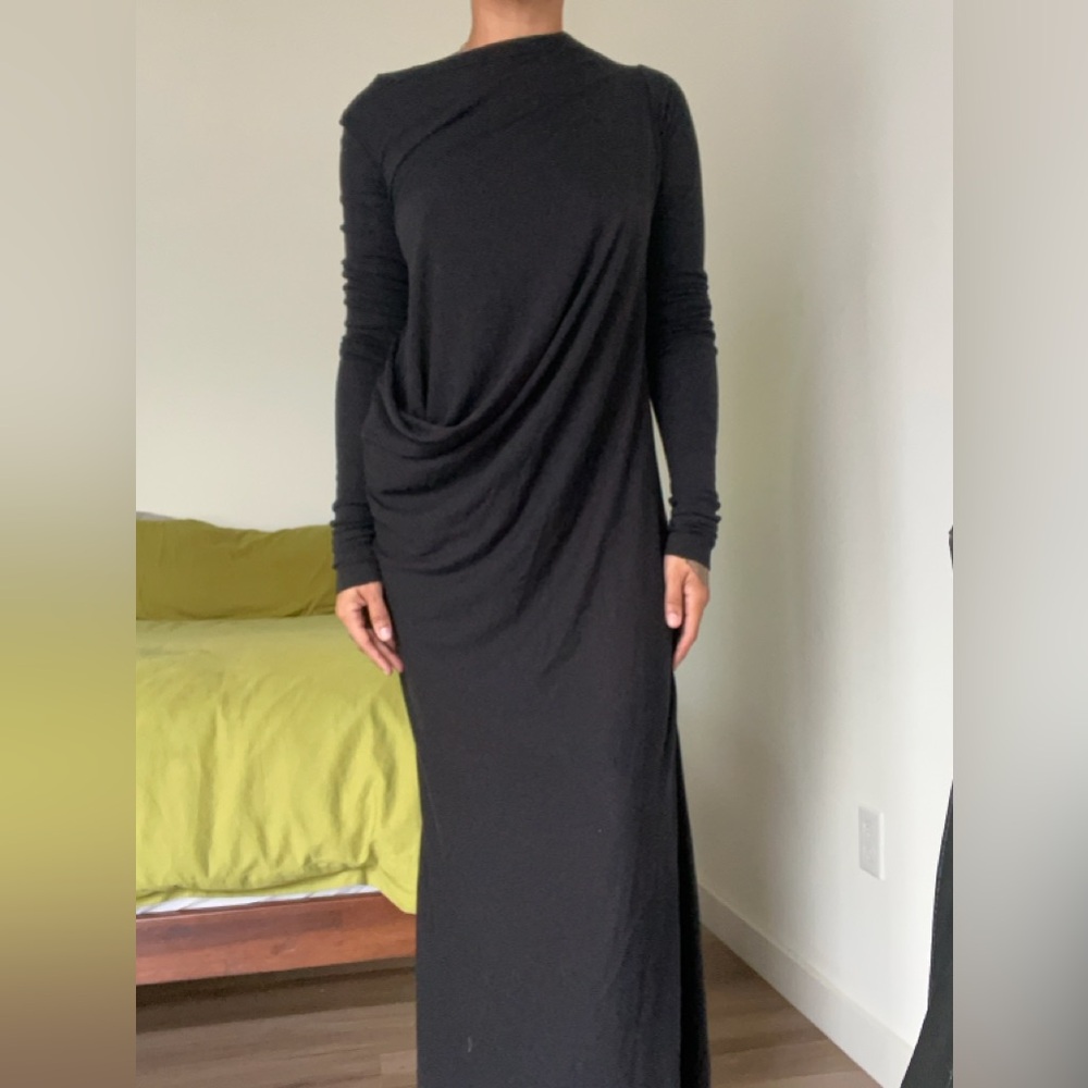 Rick Owen’s Lilies Draped Maxi Dress